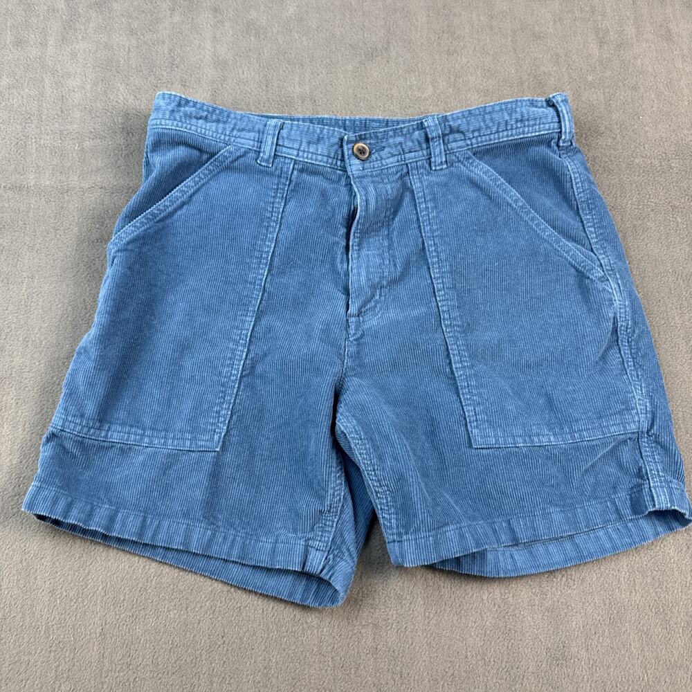 Patagonia Organic Cotton Cord Utility Shorts Blue Size 33